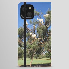 Goats in a tree iPhone Wallet Case