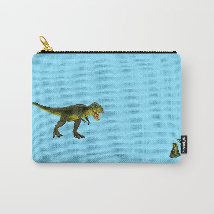 Dinosaurs vs Toy Soldiers Carry-All Pouch