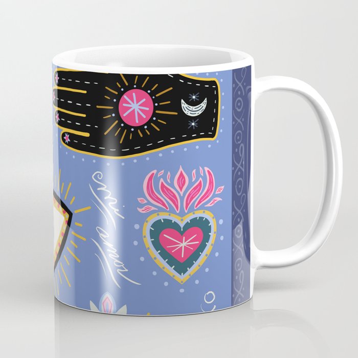 Milagro Love Hearts - lavender Coffee Mug