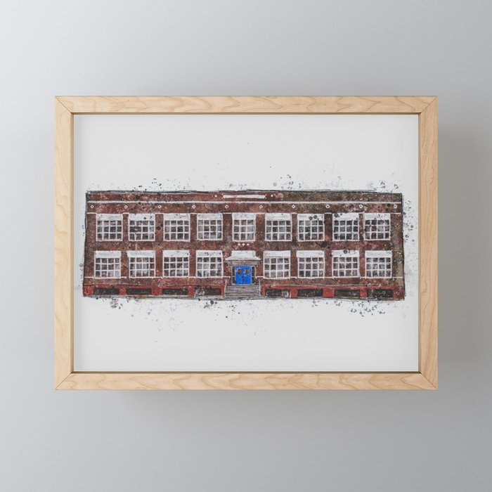 Rich Hill High School  Framed Mini Art Print
