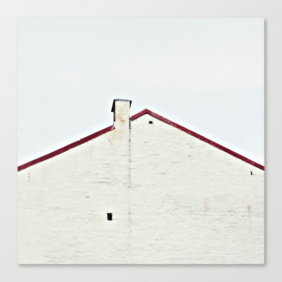 Thin red line Canvas Print