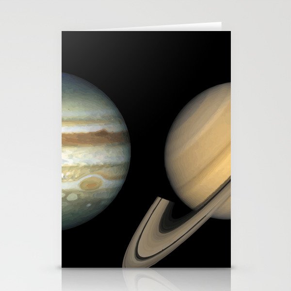 Solar System Stationery Cards