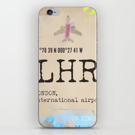 Heathrow airport iPhone Skin