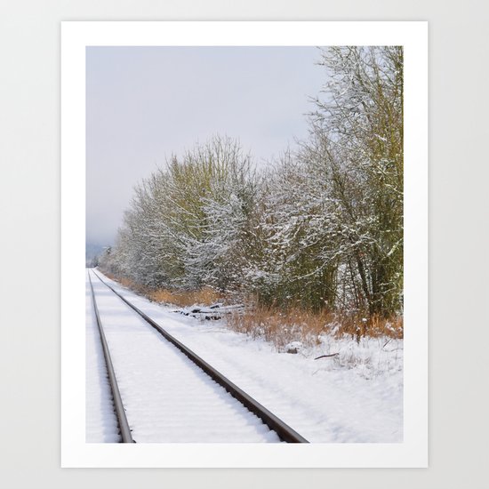 Remnants of a Simpler Time - The Tracks Art Print