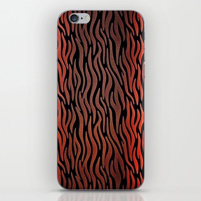 Southwestern Colorstream I - teal, red, taupe abstract iPhone Skin