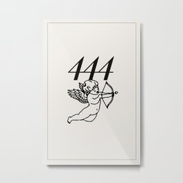 Angel Number 444 Metal Print