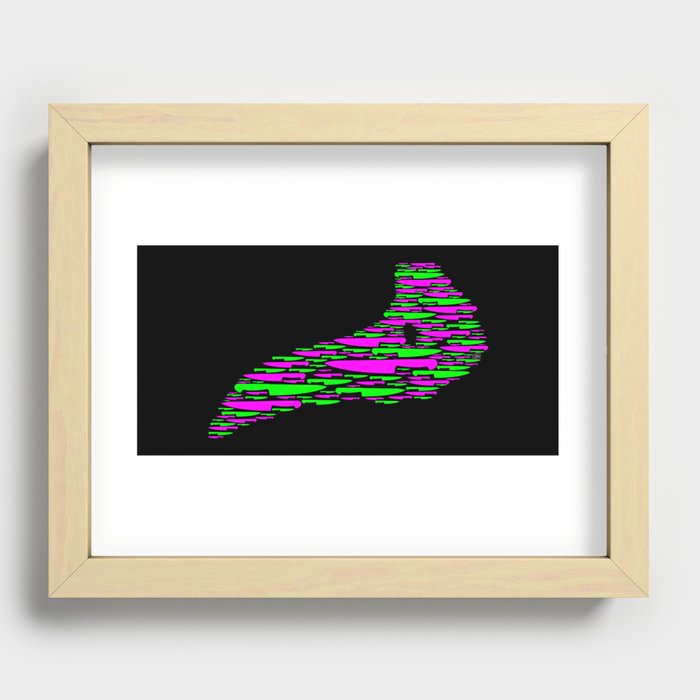 The Knife Recessed Framed Print
