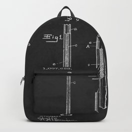 Billiards Pool Cue Patent 1911 Backpack