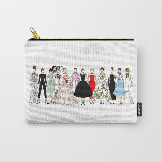 Audrey Hepburn Circle Fashion Carry-All Pouch