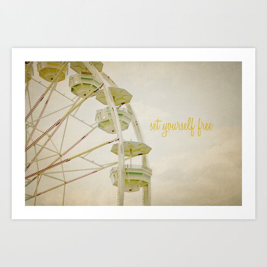 Set Yourself Free Art Print