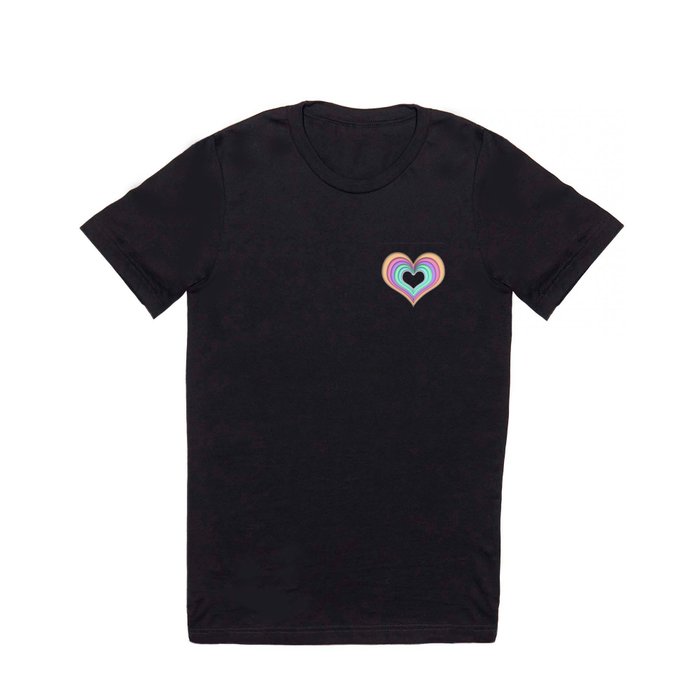 Pastel Heart T Shirt