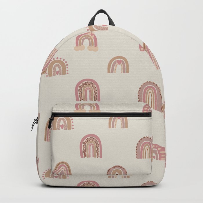 Vintage Rainbow Pattern Backpack
