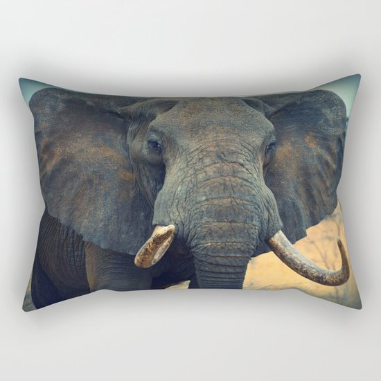 Elephant Rectangular Pillow