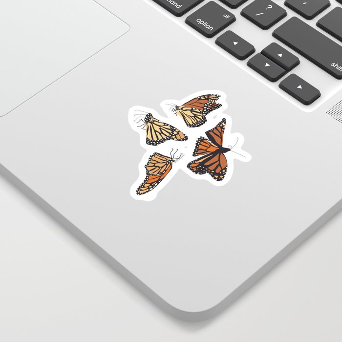 Monarch Butterflies Sticker
