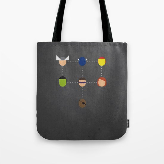 The advengers Capsules Tote Bag