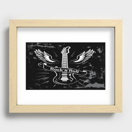 Rock And Roll Recessed Framed Print