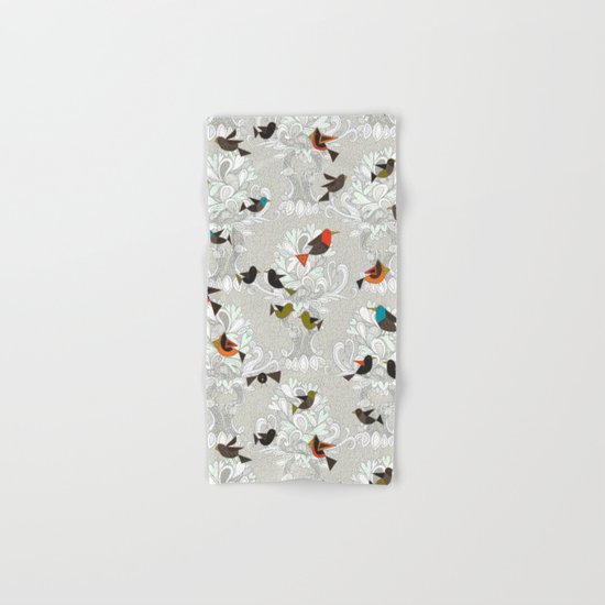 bird love trees Hand & Bath Towel