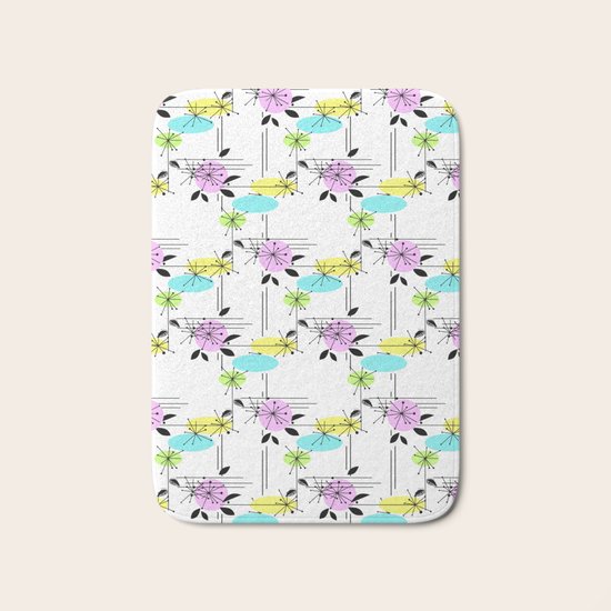 Retro . Bath Mat