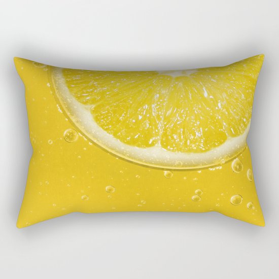 Lemon Thirst Quencher Rectangular Pillow