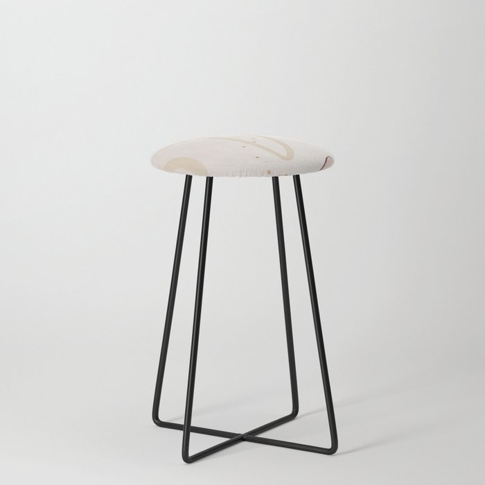 Funky Abstract-004 Counter Stool