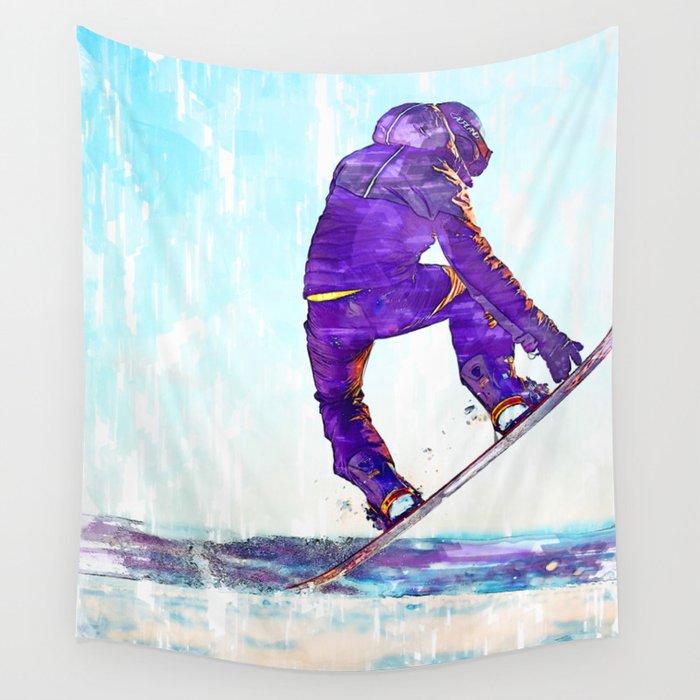 Snowboard tapestry best sale