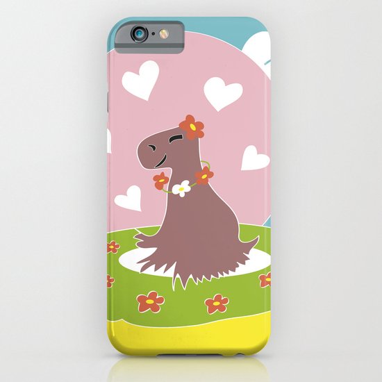 Capybara in Love iPhone & iPod Case
