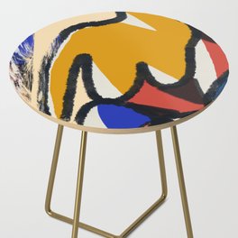 Summer nude bold abstract  Side Table