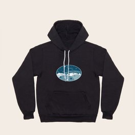 Merry Christmas Round Sign  Hoody