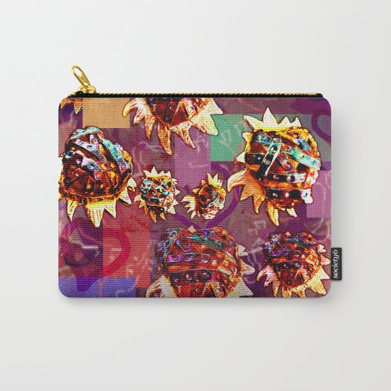 Milagros Heart Falling Carry-All Pouch