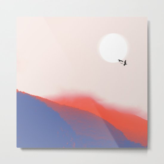 RELIEVE Metal Print
