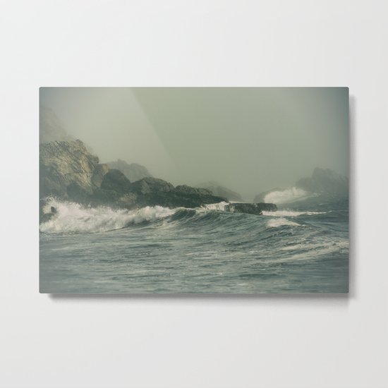 Into the Waves IX Metal Print