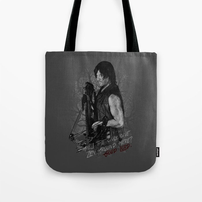 Daryl Dixon From The Walking Dead Tote Bag By Cursedrose Society6 Daryl Dixon From The Walking Dead Tote Bag