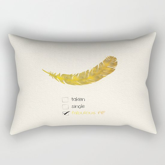 Fabulous AF Rectangular Pillow