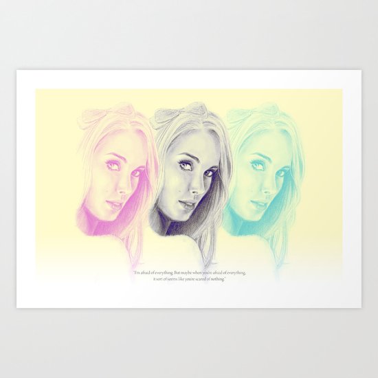 Scared of Nothing Art Print