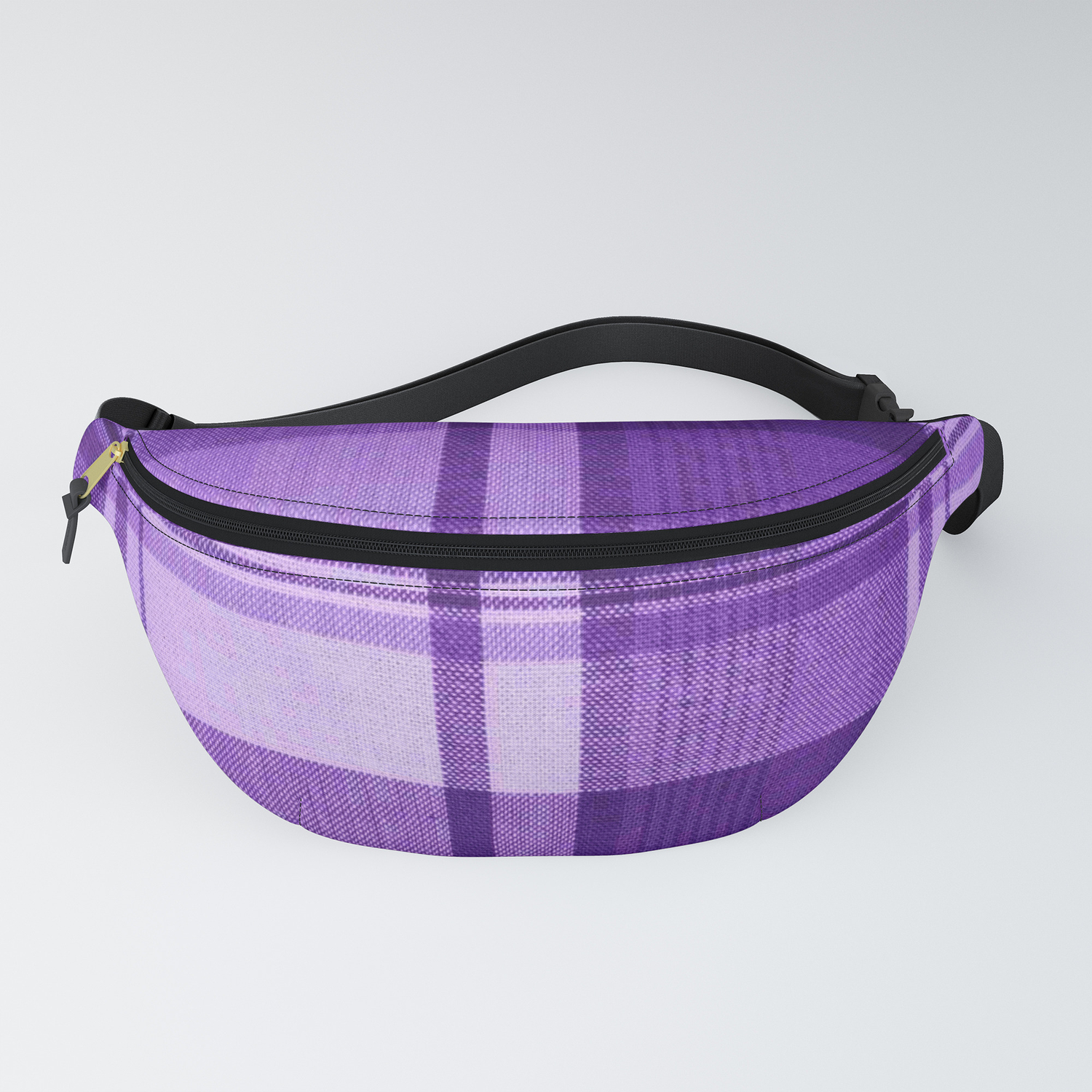 plaid fanny pack