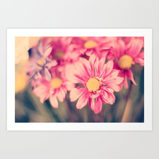 Pink Retro Art Print
