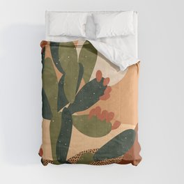 Prickly Pear Cactus Comforter