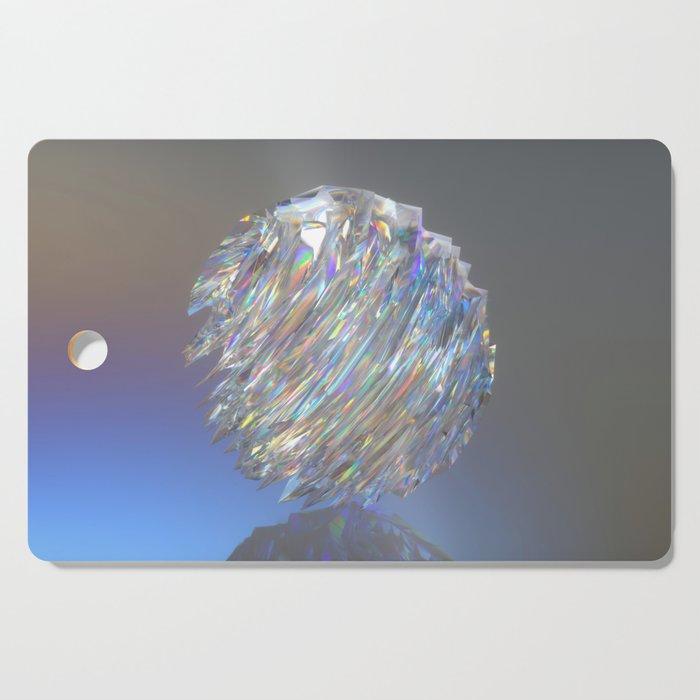 Holographic Crystal Cutting Board