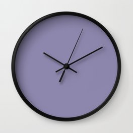 Lavender Dream ~ Smoky Violet Blue Wall Clock