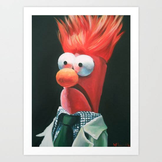 Meep! Art Print