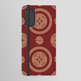 Circular Geometric Pattern Android Wallet Case
