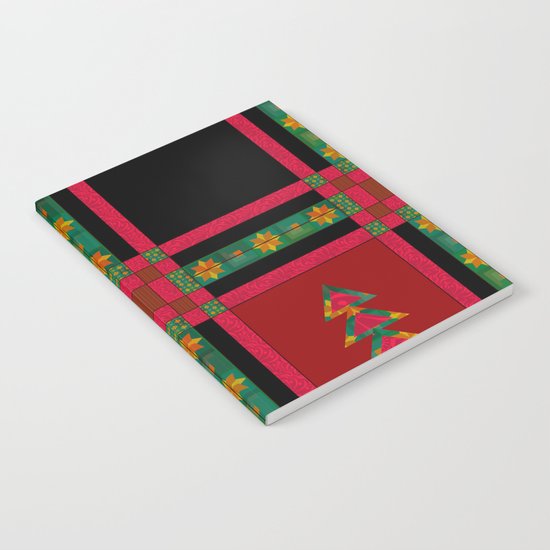 Christmas. Patchwork . Notebook