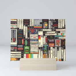 Cassettes, VHS & Video Games Mini Art Print
