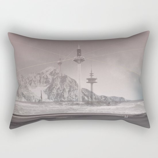 atmosphere 11 · The lost signal Rectangular Pillow