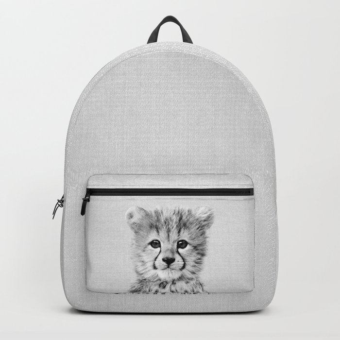 Baby Cheetah - Black & White Backpack