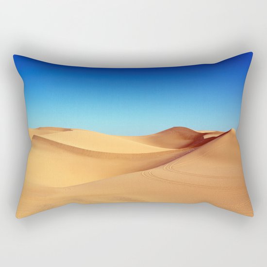 Desert blue Rectangular Pillow
