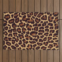 Leopard Animal Print Outdoor Rug