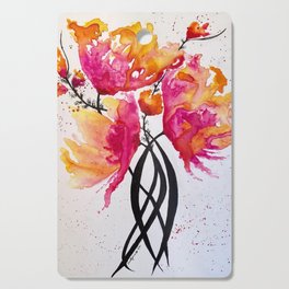 Hope - A joyful burst of floral colour to lift our spirits  Cutting Board