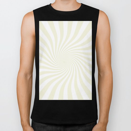 Swirl (Beige/White) Biker Tank
