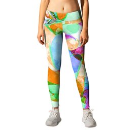 Bright Abstract 5 Leggings